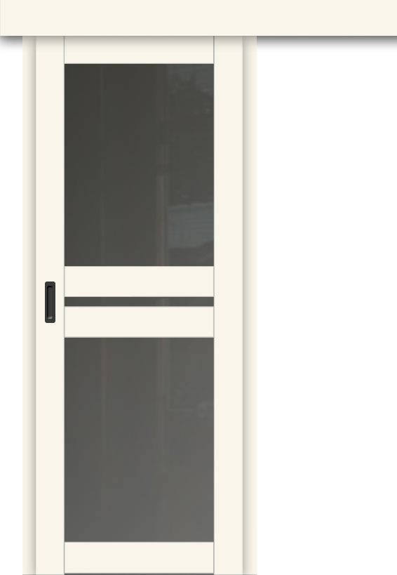 Межкомнатная дверь-купе ДП DIM I-7к Angel Matt / Сатинато Графит