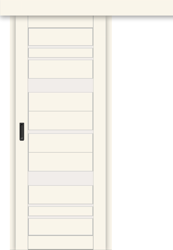 Межкомнатная дверь-купе ДП DIM I-16к Angel Matt / Сатинато Белый