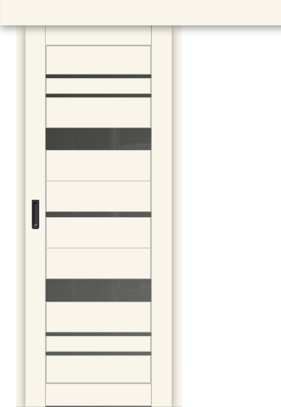 Межкомнатная дверь-купе ДП DIM I-16к Angel Matt / Сатинато Графит