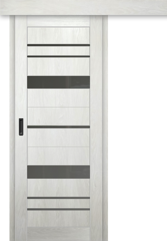 Межкомнатная дверь-купе ДП DIM I-16к Blond Wood / Сатинато Графит