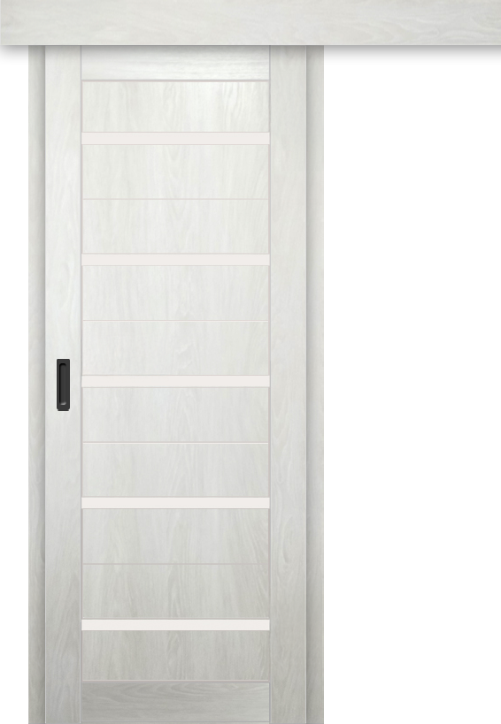 Межкомнатная дверь-купе ДП DIM I-1к Blond Wood / Сатинато Белый