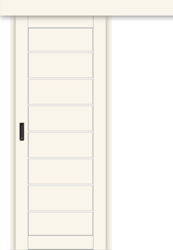 Межкомнатная дверь-купе ДП DIM I-3к Angel Matt / Сатинато Белый