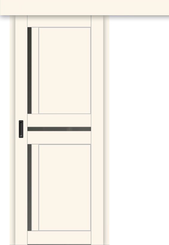 Межкомнатная дверь-купе ДП DIM I-5.1к Angel Matt / Сатинато Графит