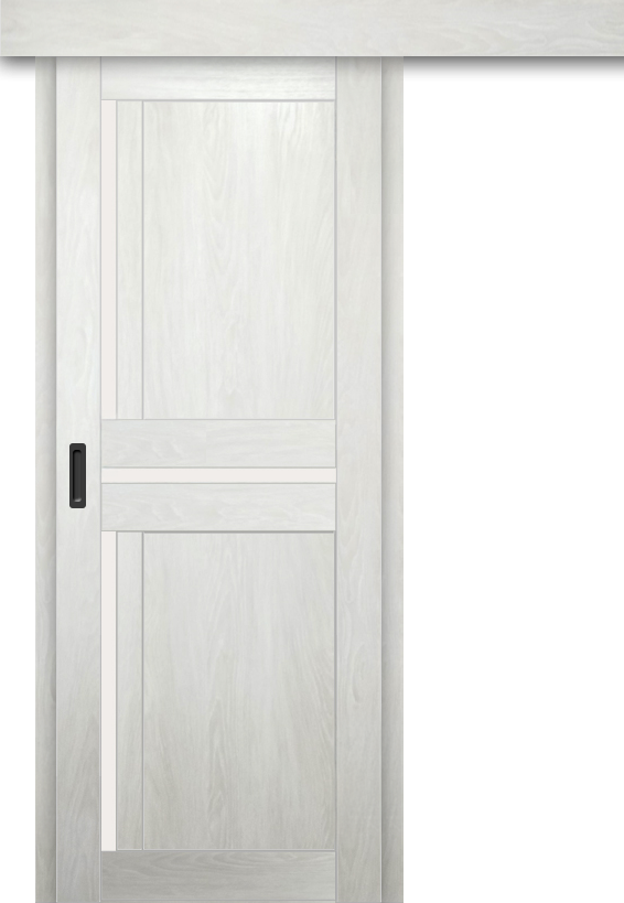 Межкомнатная дверь-купе ДП DIM I-5.1к Blond Wood / Сатинато Белый