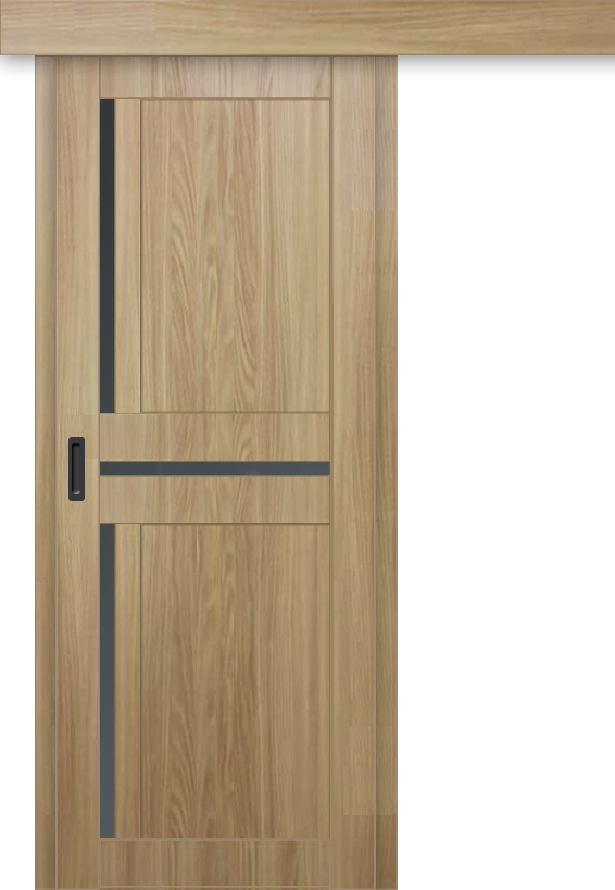 Межкомнатная дверь-купе ДП DIM I-5.1к Sandy Wood / Сатинато Графит
