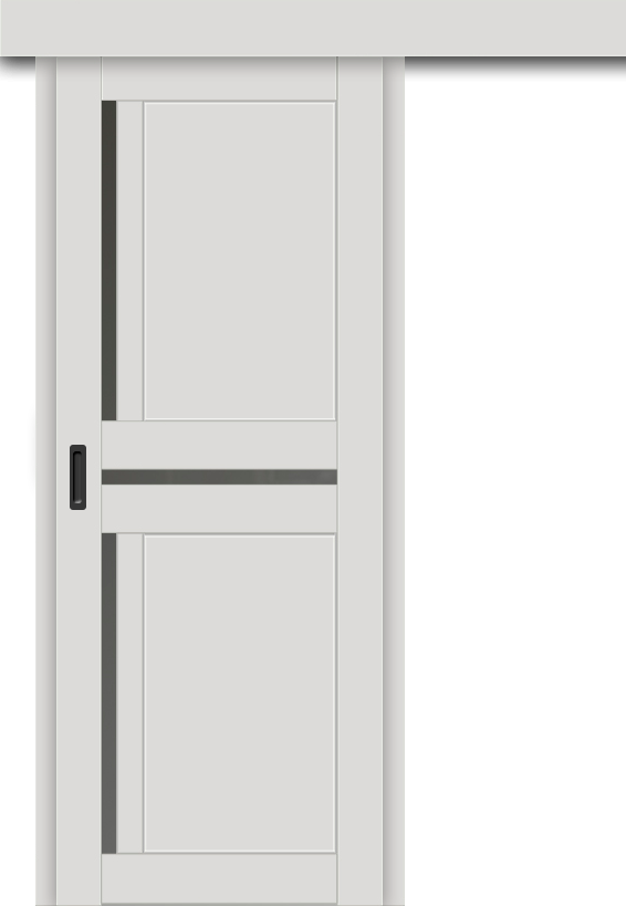 Межкомнатная дверь-купе ДП DIM I-5.1к Smoky Matt / Сатинато Графит