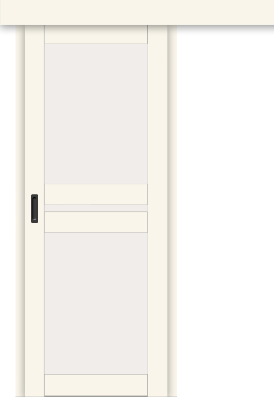 Межкомнатная дверь-купе ДП DIM I-7к Angel Matt / Сатинато Белый