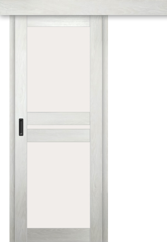 Межкомнатная дверь-купе ДП DIM I-7к Blond Wood / Сатинато Белый