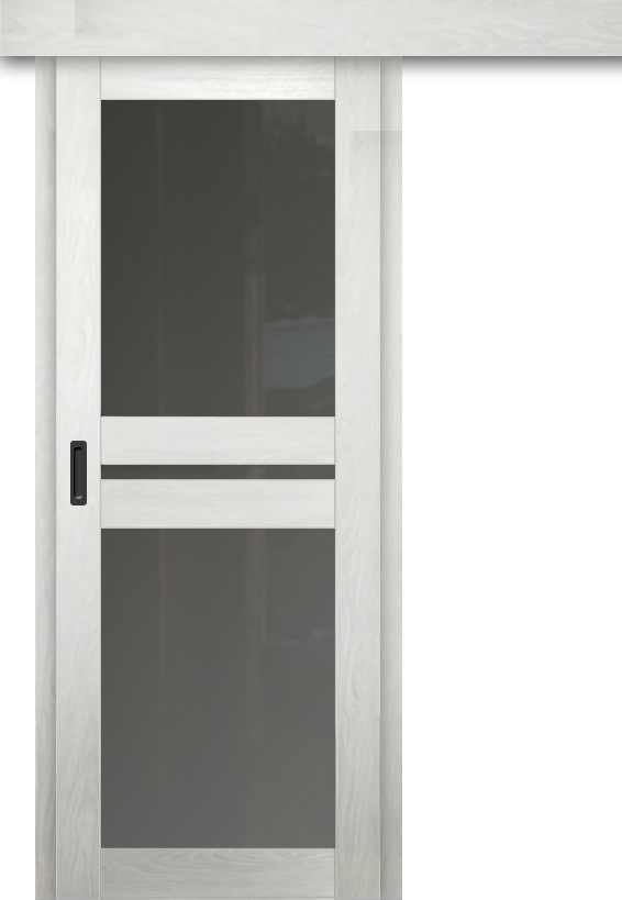 Межкомнатная дверь-купе ДП DIM I-7к Blond Wood / Сатинато Графит