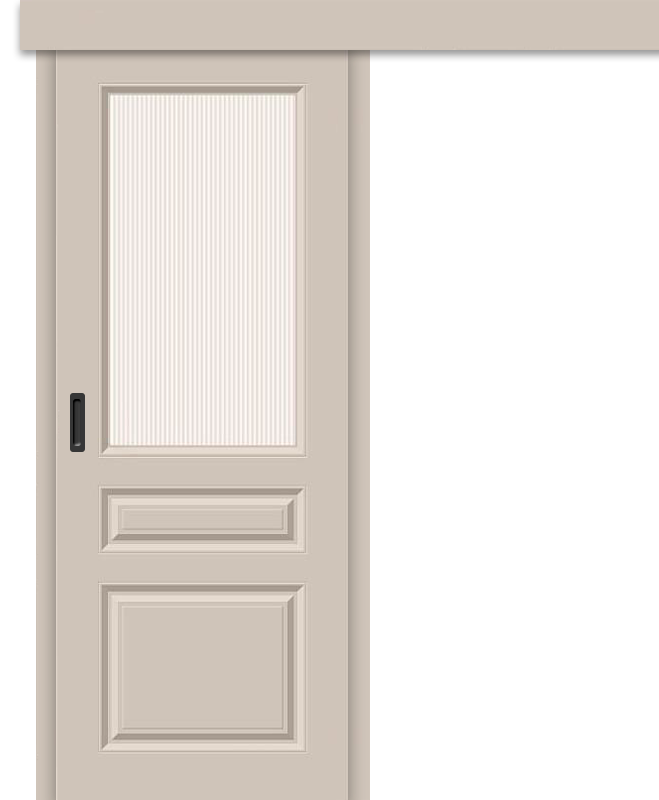 Межкомнатная дверь-купе Скинни-15.1к Creamy / Magic Moru