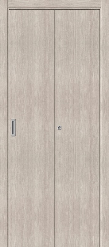 Межкомнатная дверь с Экошпоном Браво-0 скл. Cappuccino Melinga