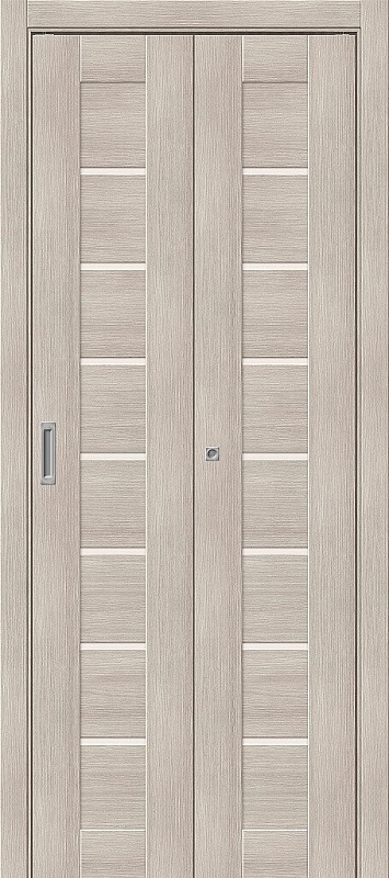 Межкомнатная дверь с Экошпоном Браво-22 скл. Cappuccino Melinga / Magic Fog