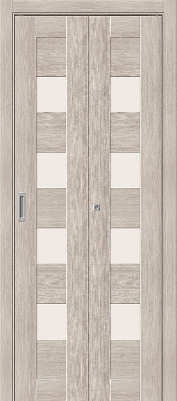 Межкомнатная дверь с Экошпоном Браво-23 скл. Cappuccino Melinga / Magic Fog