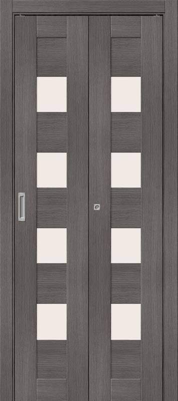 Межкомнатная дверь с Экошпоном Браво-23 скл. Grey Melinga / Magic Fog