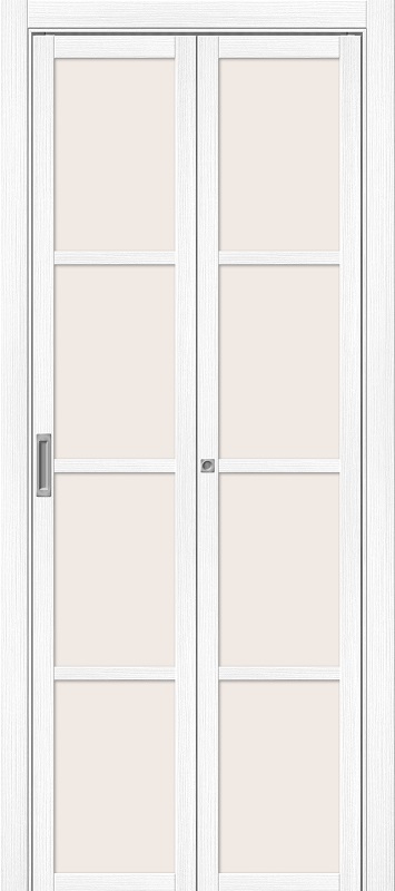 Межкомнатная дверь с Экошпоном Твигги-11.3 скл. Snow Melinga / Magic Fog