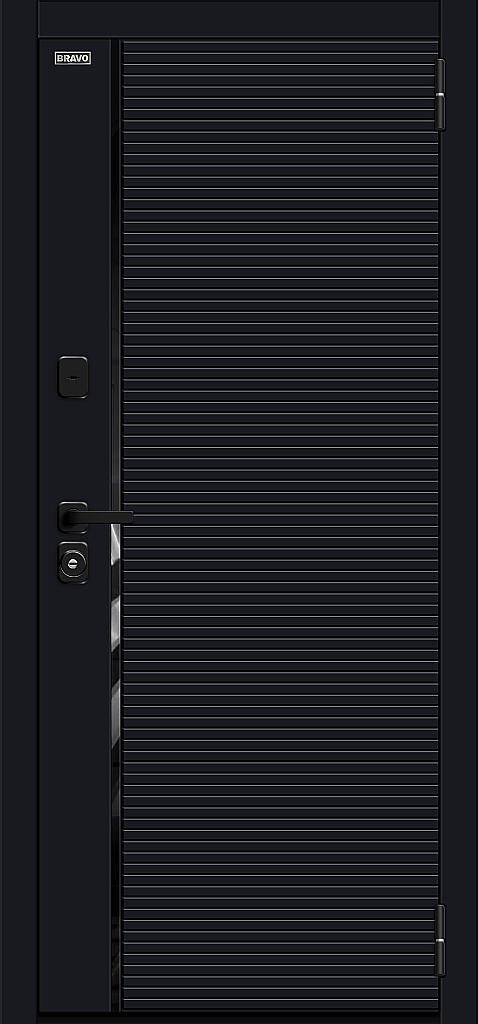 Металлическая дверь Лайнер/SBlack Black Shell/White Silk