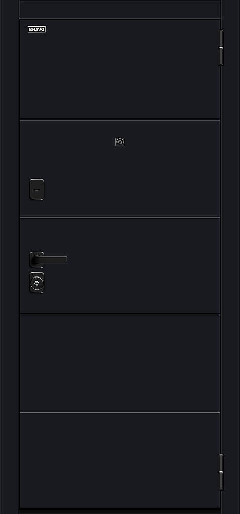 Металлическая дверь Прайм/SBlack Black Shell/White Silk