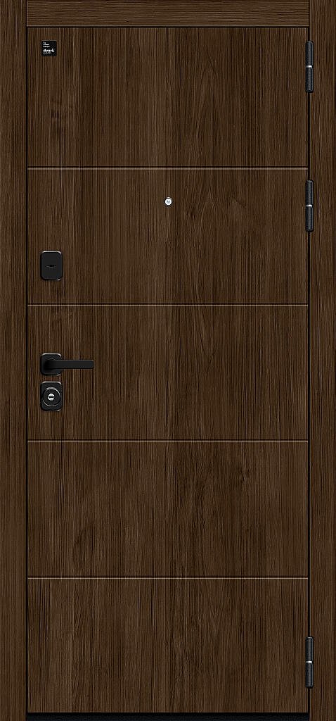 Металлическая дверь Райт Pecan/Cappuccino Melinga